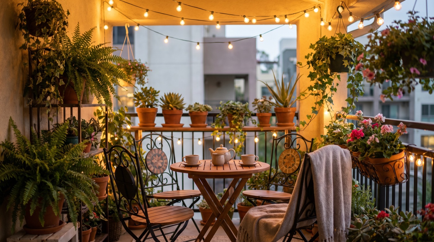 Balkon gestalten: Ideen für jede Größe und jeden Stil